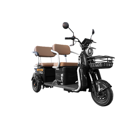 Triciclu Electric RDB LONG, fara permis, Motor 2000W, Autonomie MAX 55km, RAR INCLUS