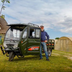 Tricicluri cu benă și cabină